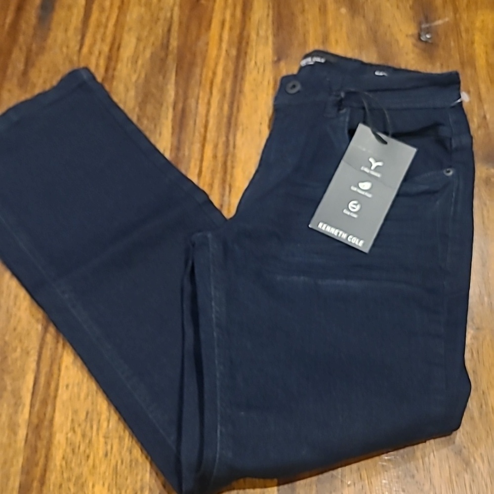 Kenneth Cole Womens Size 12 Slim Fit Dark Blue